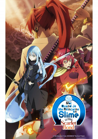 Filmplakat Meine Wiedergeburt als Schleim in einer anderen Welt - Der Film: Feuerrote Bande