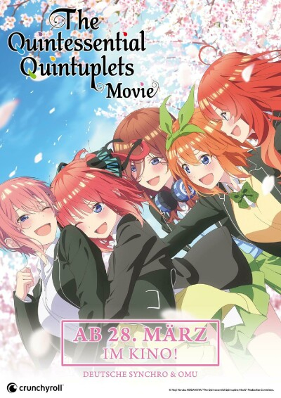 Filmplakat The Quintessential Quintuplets Movie