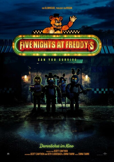 Filmplakat Five Nights at Freddy´s