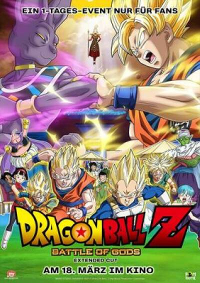 Filmplakat Dragonball Z: Kampf der Götter Extended Version