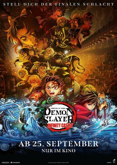 Filmplakat Demon Slayer: Kimetsu No Yaiba Infinity Castle
