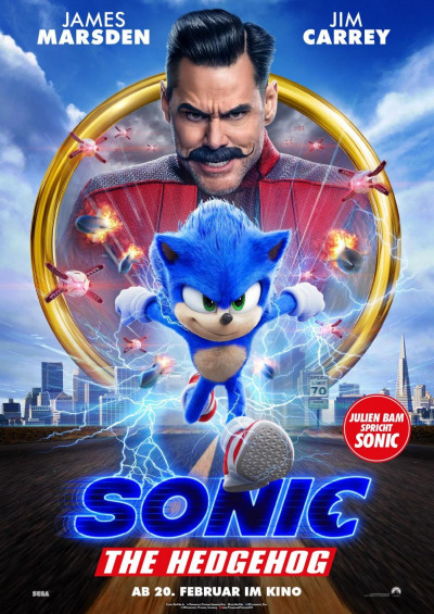 Filmplakat Sonic the Hedgehog